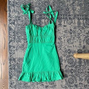 Green lovers + friends mini dress